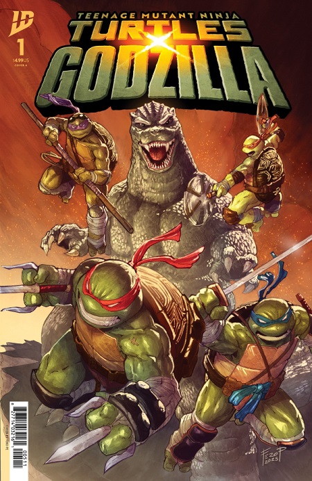 TMNT X GODZILLA (INGLÉS) 01