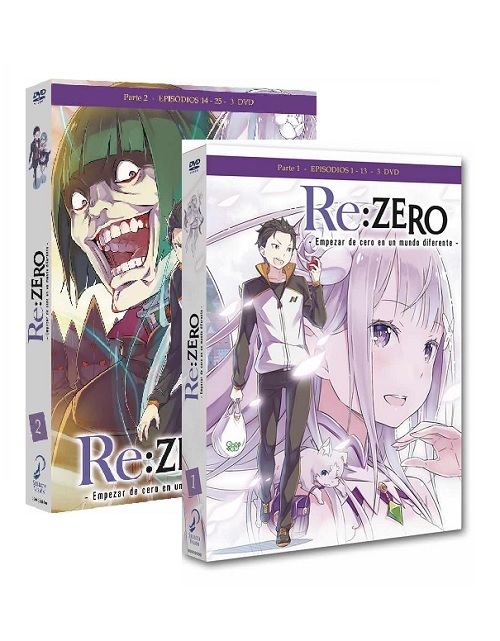 RE:ZERO EMPEZAR DE CER EN UN MUNDO DIFERENTE DVD