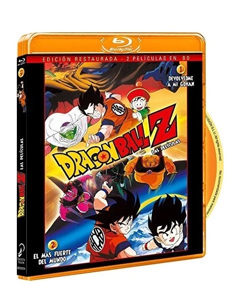 DRAGON BALL Z LAS PELÍCULAS 1 Y 2 BLU-RAY