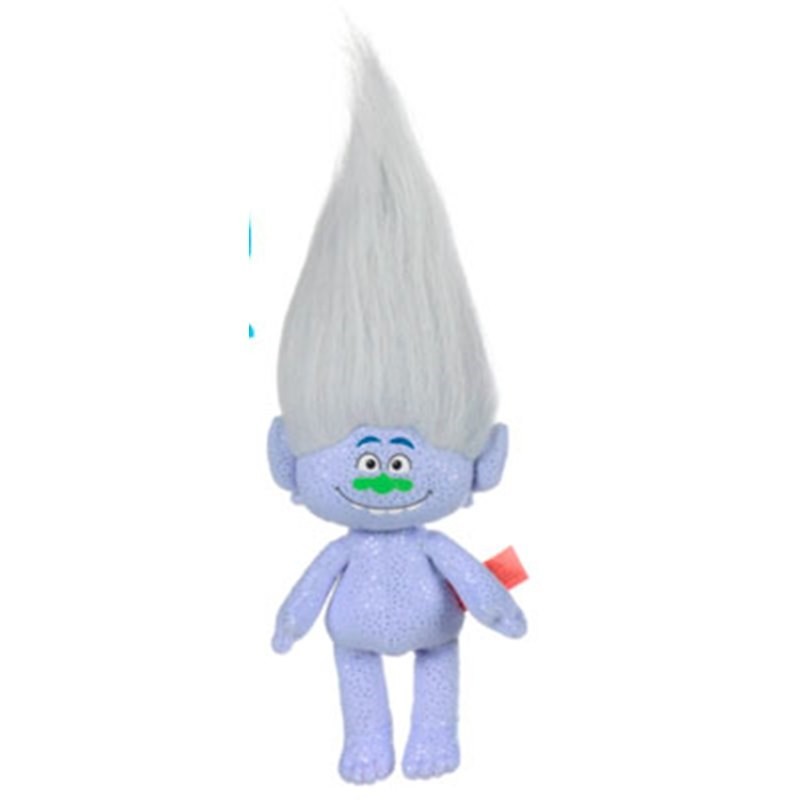 TROLLS PELUCHE GUY-DIAMOND (LAVANDA, PELO GRIS)