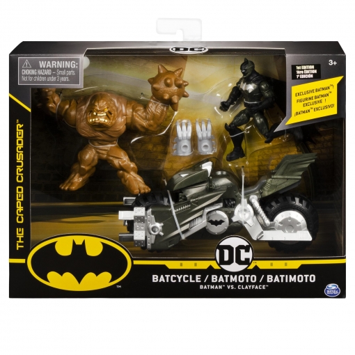 DC BATMAN BATMOTO BATMAN VS CLAYFACE