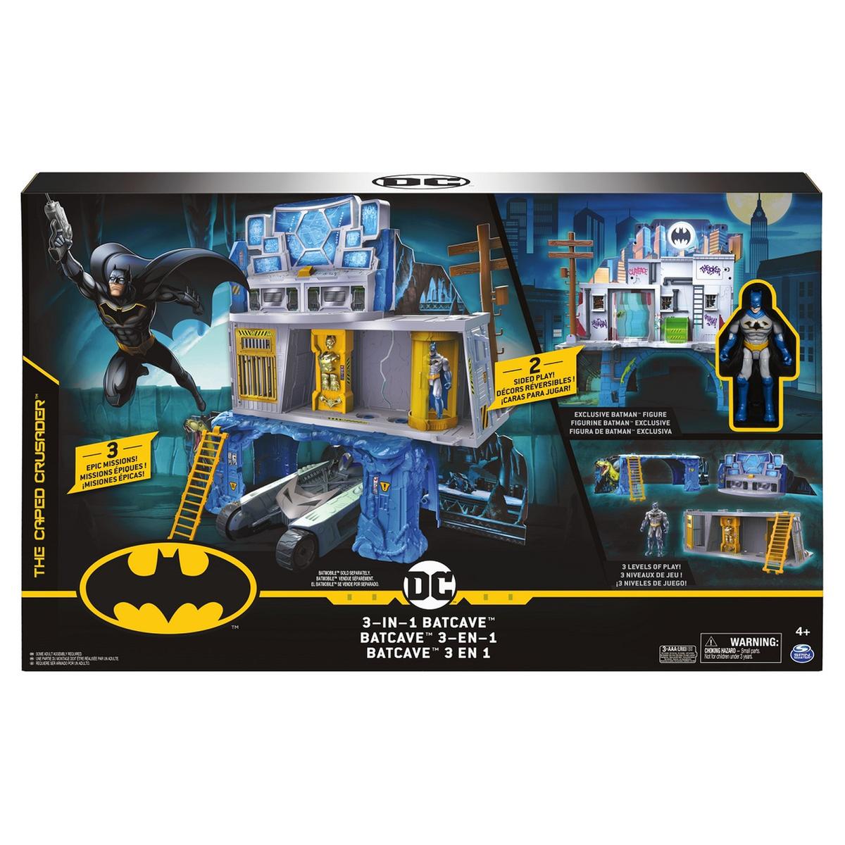 DC BATMAN BATCUEVA 3 EN 1