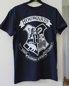 HARRY POTTER CAMISETA HOGWARTS AZUL S