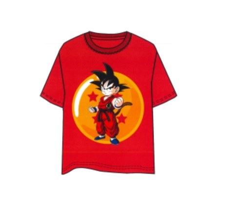 DRAGON BALL CAMISETA ROJA SON GOKU TALLA "XXL"