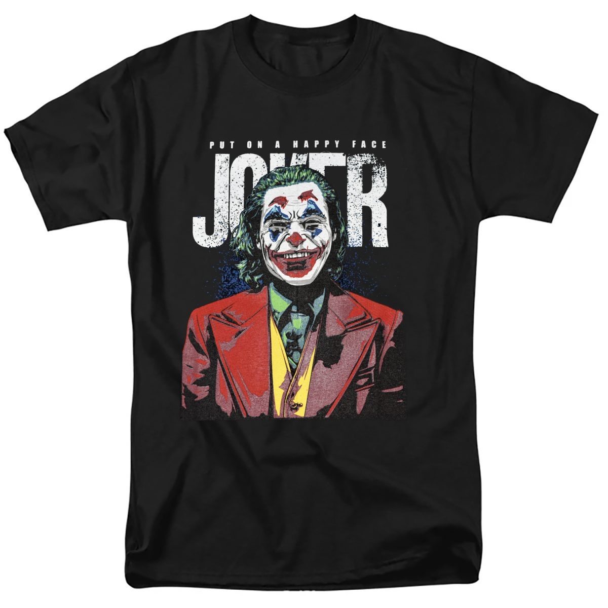 THE JOKER CAMISETA PUT ON A HAPPY FACE TALLA "M"