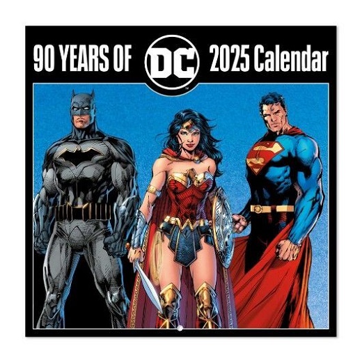 CALENDARIO 90 YEARS OF DC 2025