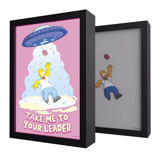 LAMINA LED ENMARCADA THE SIMPSONS
