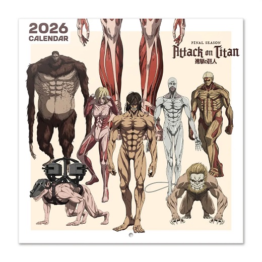 CALENDARIO ATTACK ON TITAN 2026