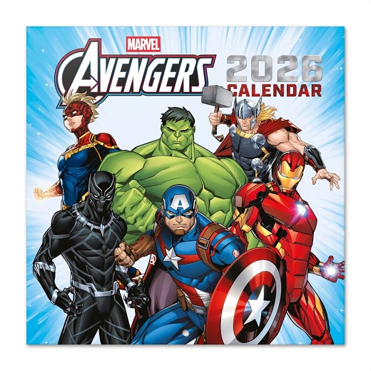 CALENDARIO MARVEL · LOS VENGADORES 2026