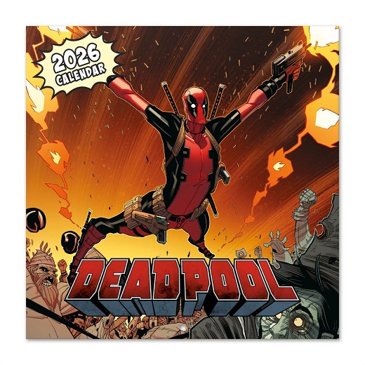 CALENDARIO MARVEL · DEADPOOL 2026