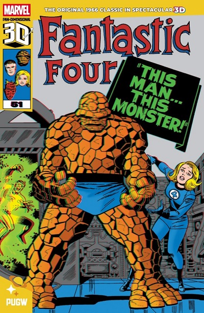 FANTASTIC FOUR PANDIMENSIONAL 3D (INGLÉS) 51 POLYBAGGED