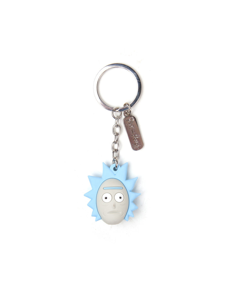 RICK Y MORTY LLAVERO 3D (RICK CABEZA)