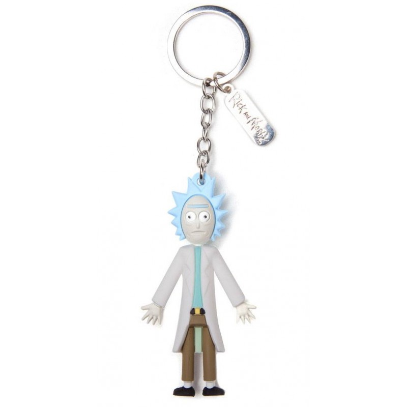 RICK Y MORTY LLAVERO 3D (RICK)