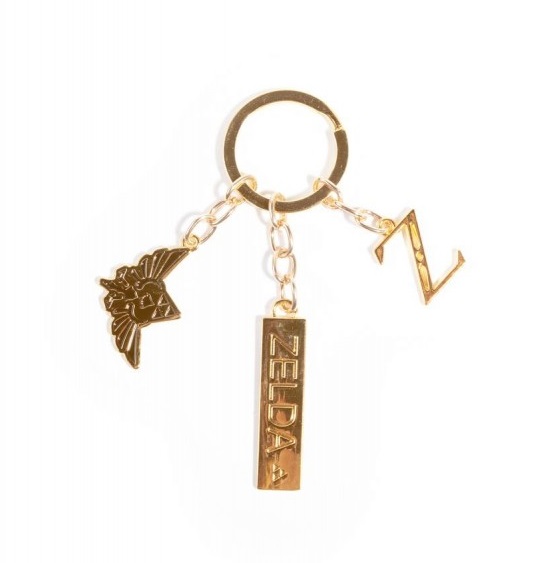 ZELDA LLAVERO METÁLICO GOLDEN LOGOS