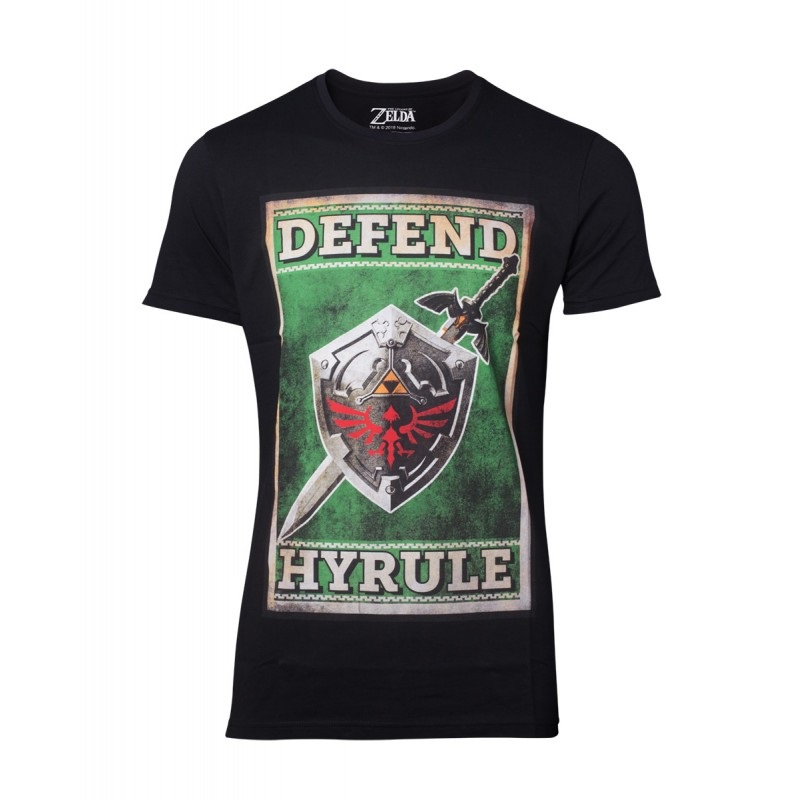 ZELDA CAMISETA DEFEND HYRULE M