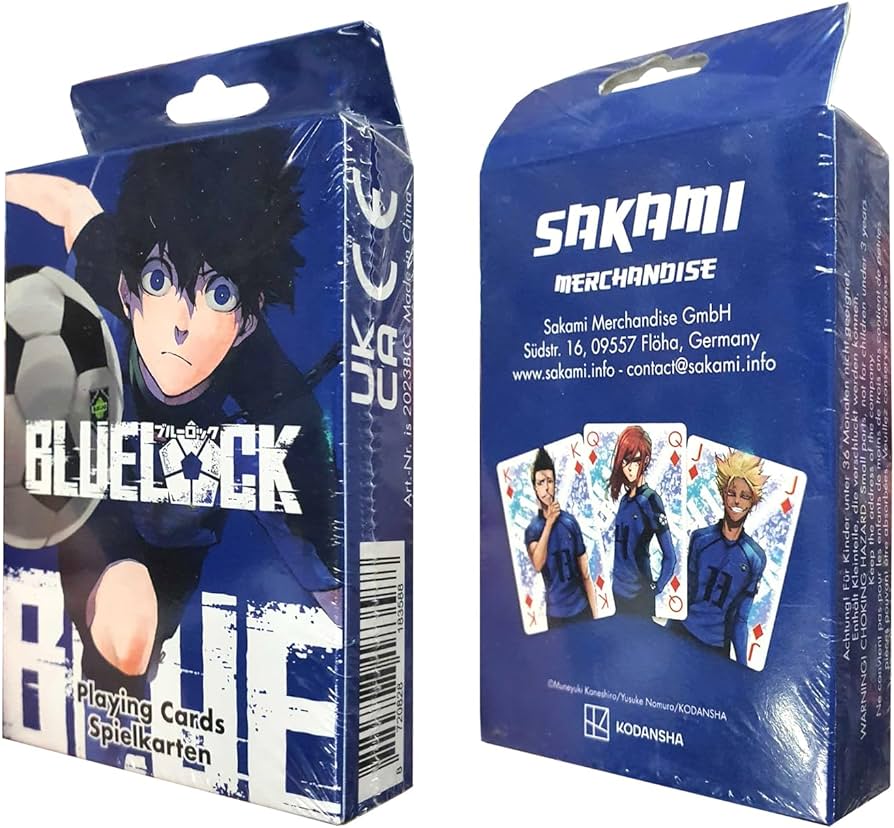BLUE LOCK BARAJA DE CARTAS
