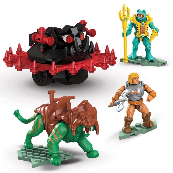 MASTERS OF THE UNIVERSE MEGA CONSTRUX BATTLE CAT VS. ROTON