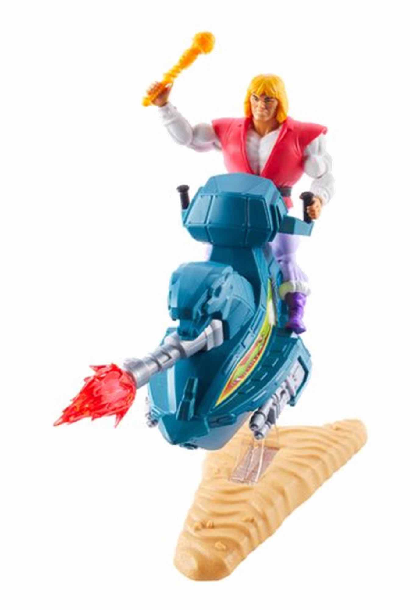 MASTERS OF THE UNIVERSE ORIGINS PRINCE ADAM + SKY SLED
