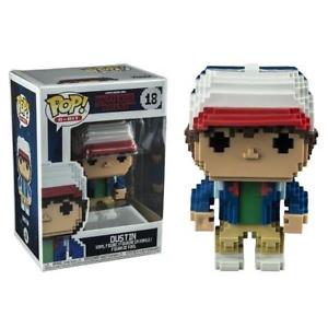 STRANGER THINGS DUSTIN 8-BIT FIGURA POP 10 CM VINILO
