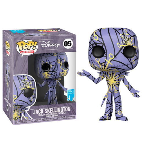 PESADILLA ANTES DE NAVIDAD JACK SKELLINGTON ART SERIES POP 9 CM VINILO