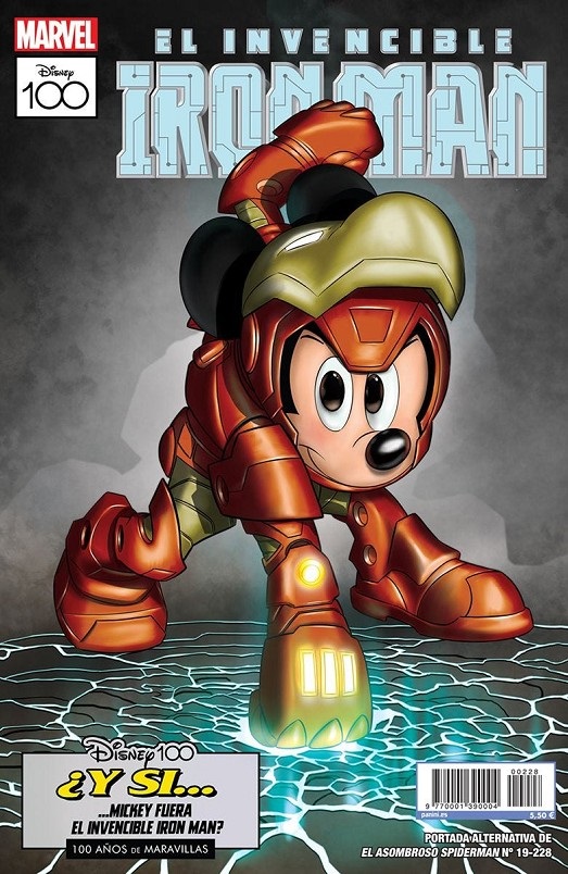EL ASOMBROSO SPIDERMAN 19 (228) (PORTADA ALTERNATIVA DISNEY 100 - EL INVENCIBLE IRON MAN)