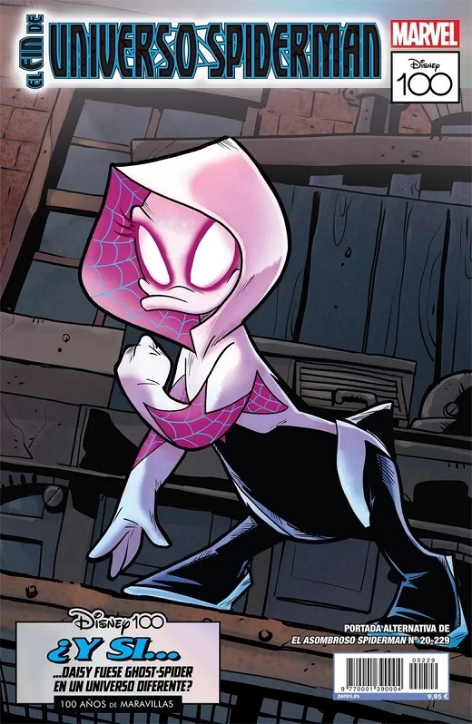 EL ASOMBROSO SPIDERMAN 20 (229) PORTADA ALTERNATIVA SPIDER-GWEN DISNEY