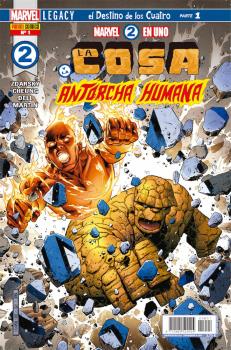 MARVEL 2 EN UNO: LA COSA Y LA ANTORCHA HUMANA COLECCION COMPLETA