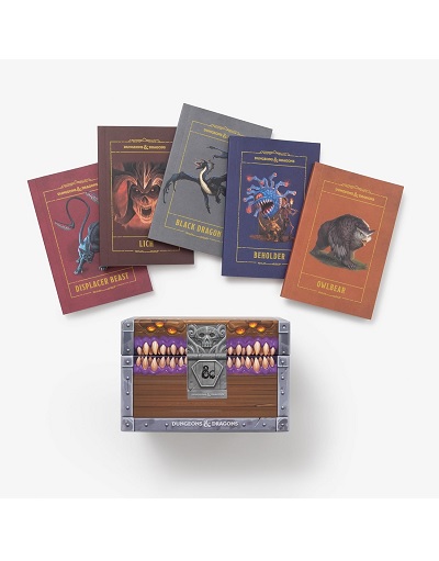 DUNGEONS & DRAGONS MIMIC TEASURE CHEST NOTEBOOK SET