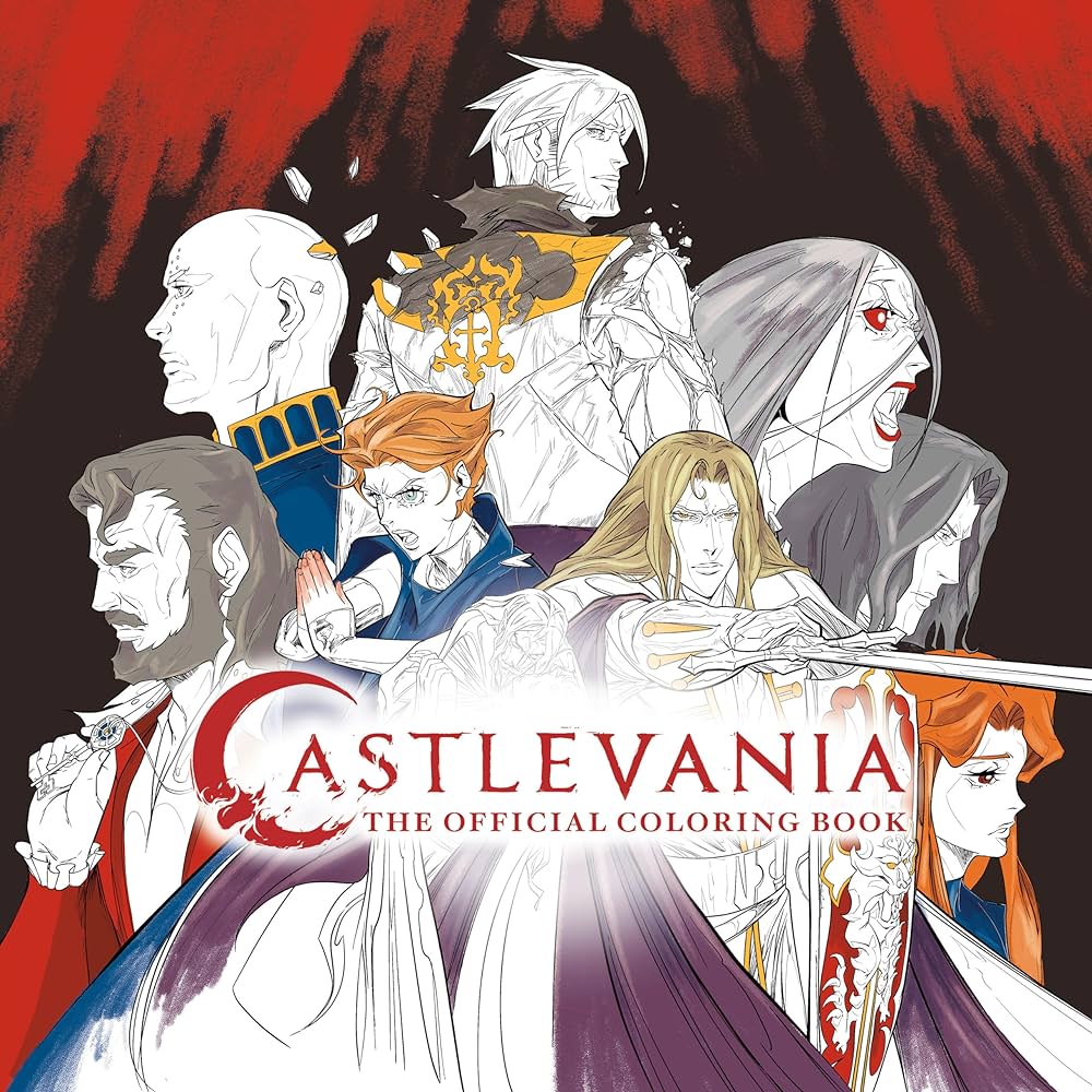 CASTELVANIA THE OFFICIAL COLORING BOOK (INGLÉS)