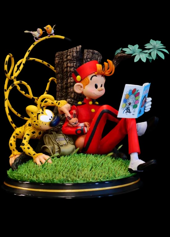 SPIROU RESINA HOMMAGE A FRANQUIN EDICION LIMITADA