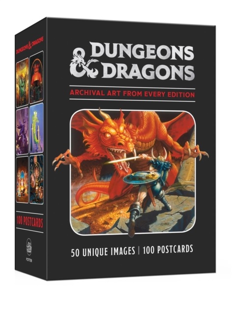 DUNGEONS AND DRAGONS 100 POSTCARDS