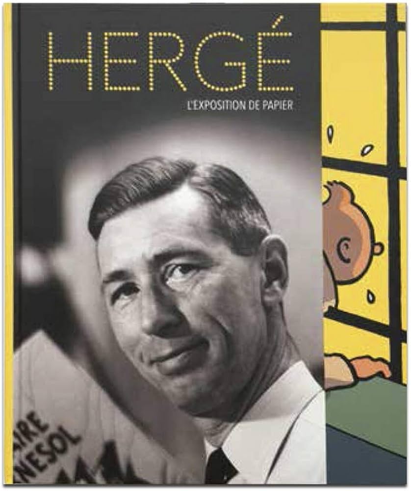 HERGE L'EPOSITION DE PAPIER