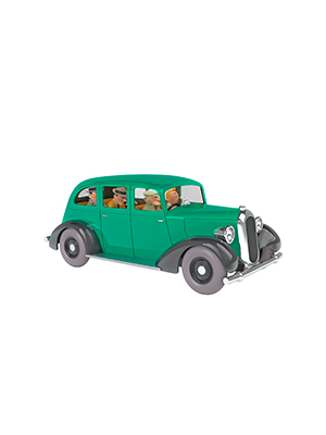TINTIN COCHE LA VOITURE DES GANGSTERS