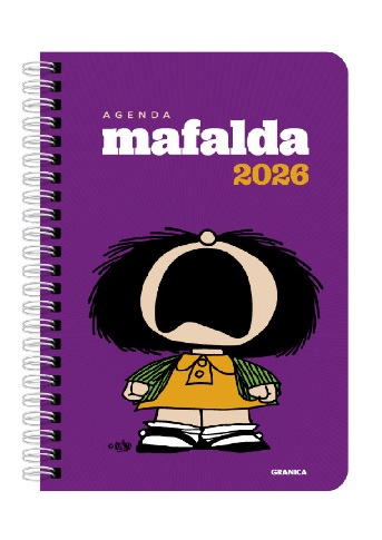 AGENDA 2026 MAFALDA ANILLADA PROTESTA VIOLETA