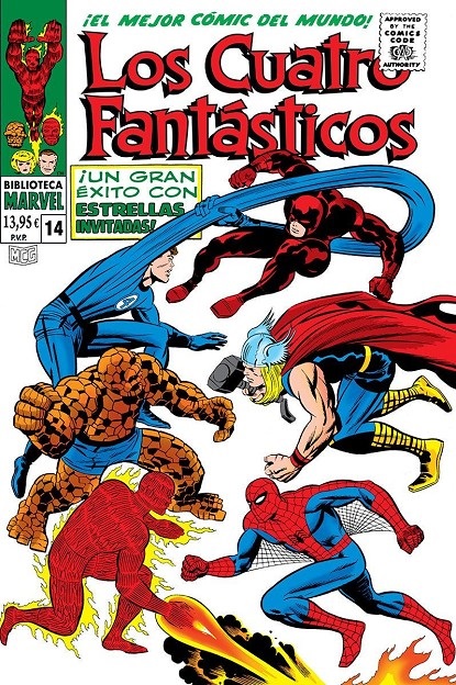 BIBLIOTECA MARVEL · LOS CUATRO FANTASTICOS 14