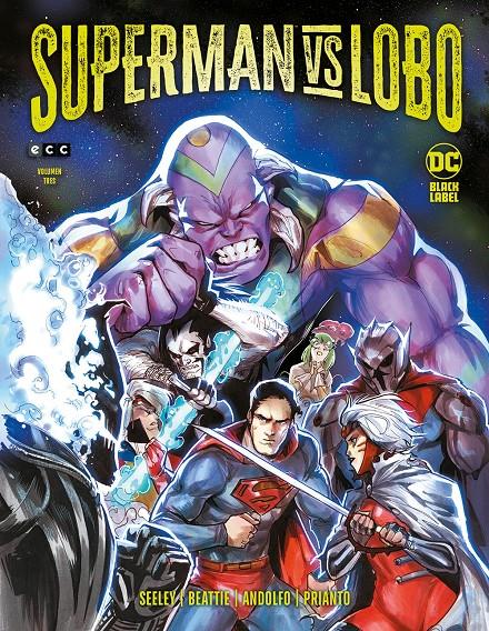 SUPERMAN VS LOBO 03 DE 3 (BLACK LABEL)