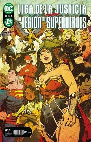 LIGA DE LA JUSTICIA CONTRA LA LEGION DE SUPERHEROES 00 DE 6