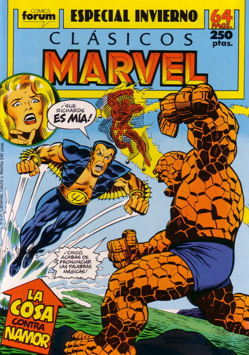 CLÁSICOS MARVEL ESPECIAL INVIERNO 1989