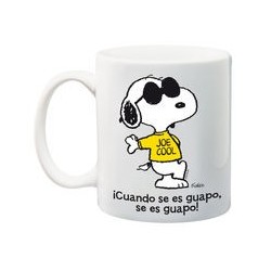 TAZA PEANUTS: ¡CUANDO SE ES GUAPO, SE ES GUAPO!