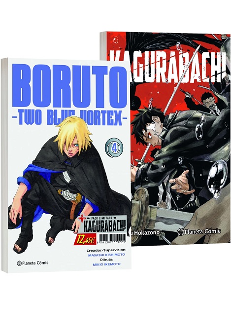 PACK KAGURABACHI 01 + BORUTO TWO BLUE VORTEX 04