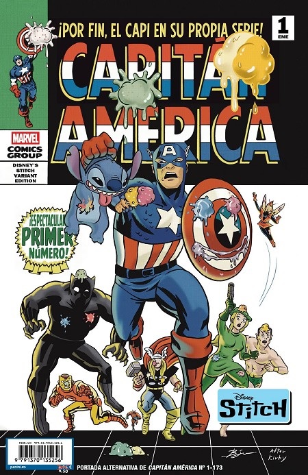 CAPITAN AMERICA 01 (173) PORTADA ALTERNATIVA STITCH