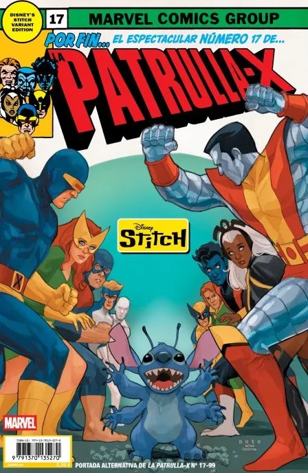 PATRULLA-X 17 (99) PORTADA ALTERNATIVA DISNEY
