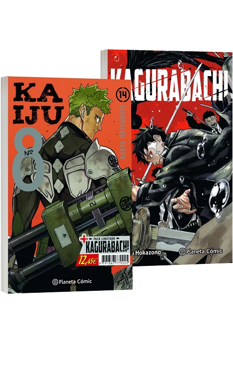 PACK KAGURABACHI 01 + KAIJU Nº8 14