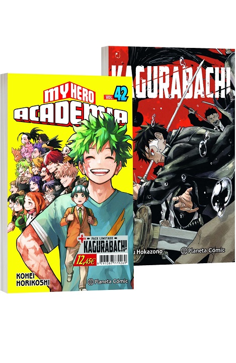 PACK KAGURABACHI 01 + MY HERO ACADEMIA 42
