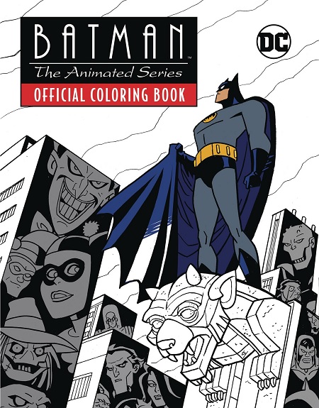 BATMAN THE ANIMATED SERIES OFFICIAL COLORING BOOK