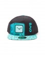 HORA DE AVENTURAS GORRA BMO CIAN - NEGRO