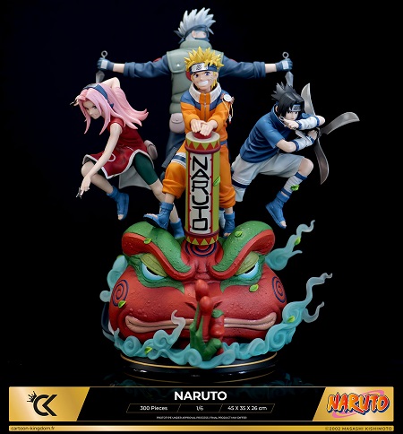 NARUTO RESINA TEAM 7 LIMITED EDITION