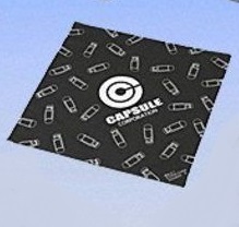 DRAGON BALL GASHAPON CAPSULE GOODS 2 PAÑUELO CAPSULE CORPORATION