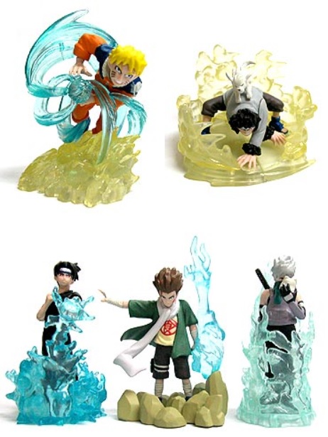 NARUTO REAL COLLECTION PARTE 5 SET COMPLETO