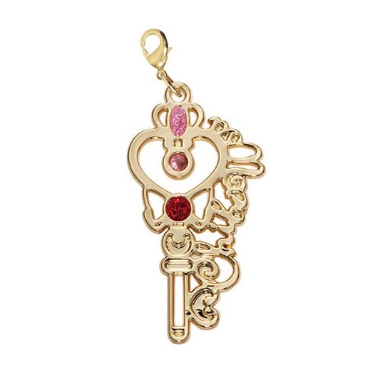 SAILOR MOON GASHAPON WIRE ART CHARM CHIBIUSA TIMEKEY